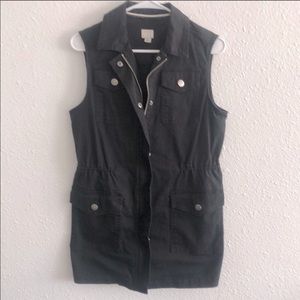 A New Day Black Cargo Vest